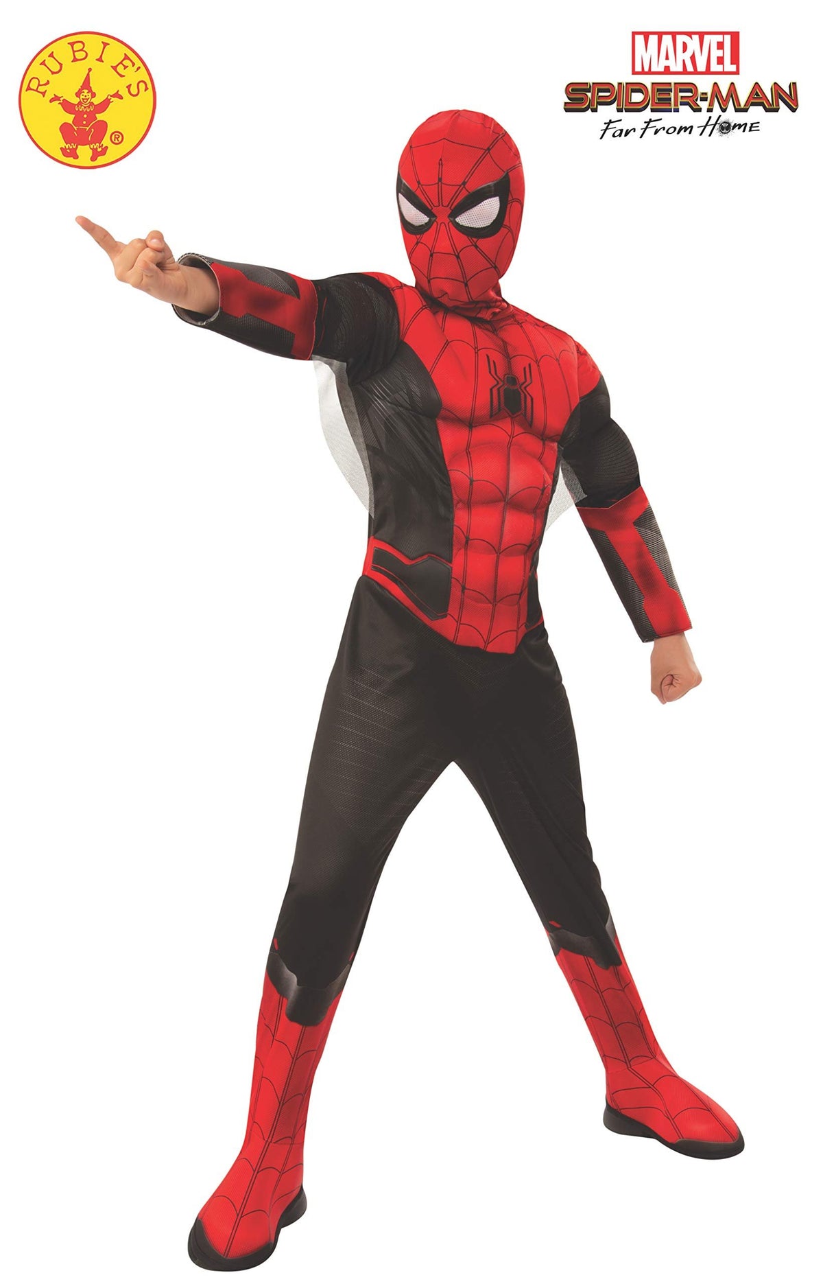 Rubies Costume Marvel Spider-man Far from Home Deluxe Spider-man Costume &amp; Mask