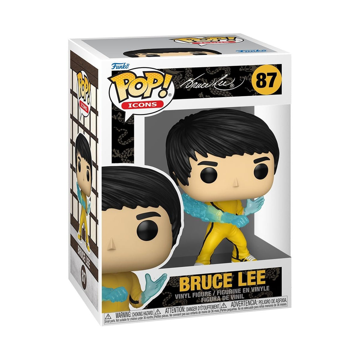 Funko POP Icons: Bruce Lee - Collectable Vinyl Figure - Gift Idea - Official Merchandise - for Kids & Adults - Movies Fans - Model Figure for Collectors and Display