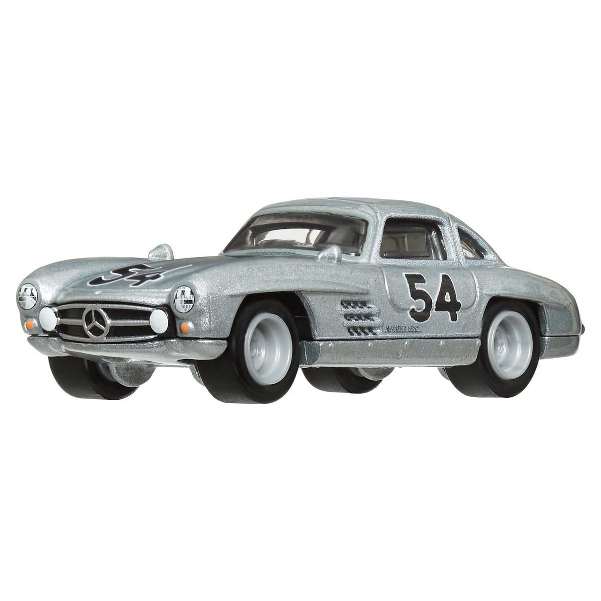 Hot Wheels Team Transport Culture Die-cast Cars, Mercedes-Benz 300 SL, MB Blaues Wunder Flatbed Truck, 1:64 Scale Model