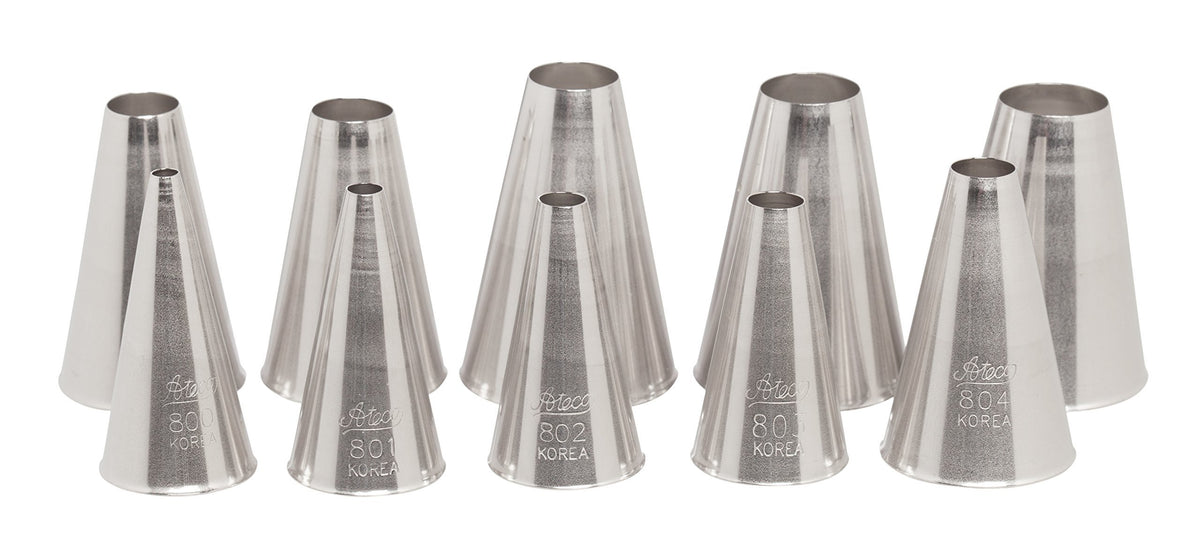 Ateco Piece Plain Tube Set