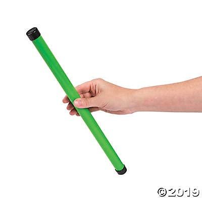 Fun Express Plastic Neon Groan Tubes - 12 Pieces