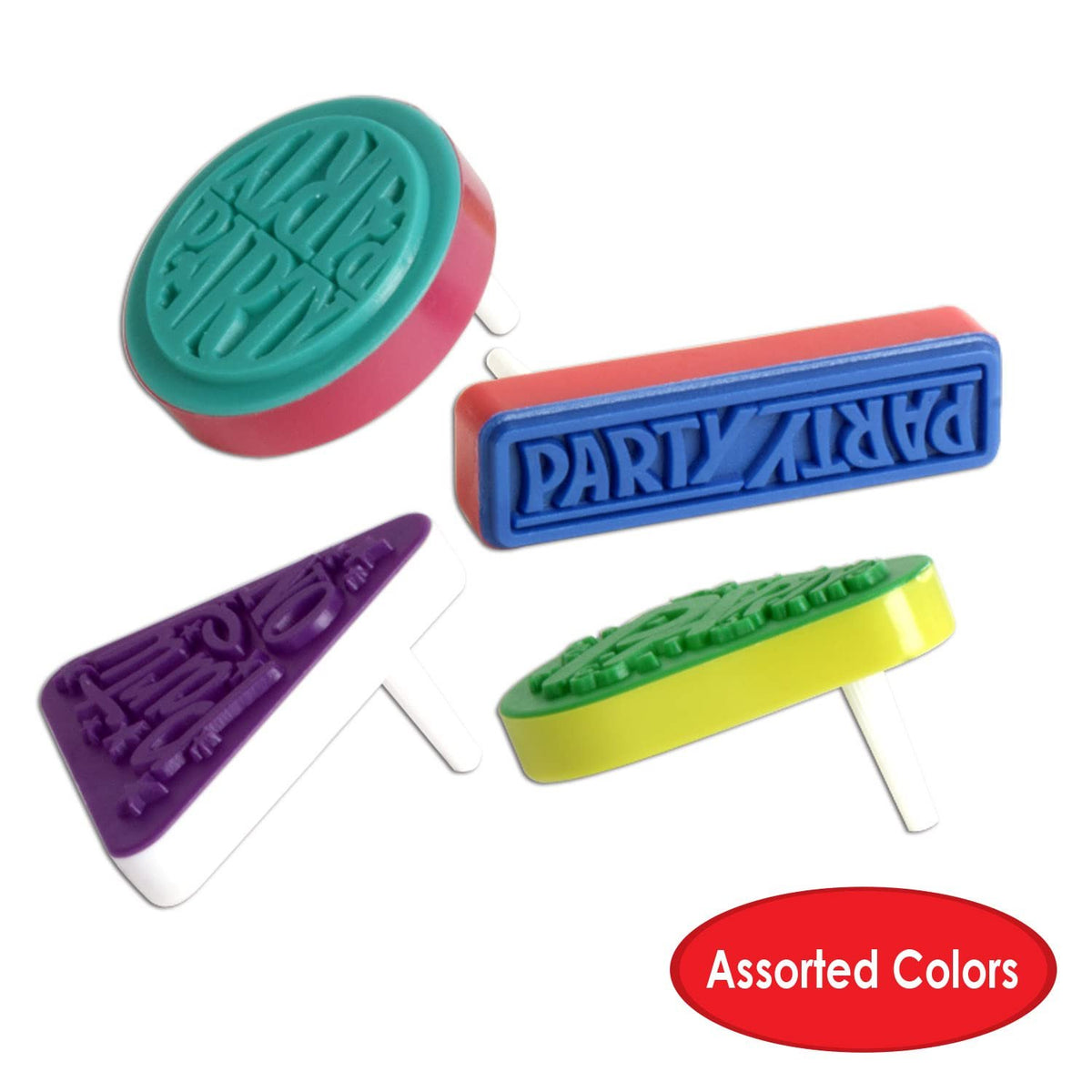 Beistle Pkgd Racket Raise 'N Noisemakers (asstd colors) (4/Pkg), OIL PASTEL