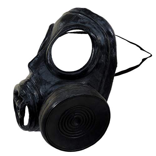 Loftus Realistic Look Biohazard Costume Gas Mask, Black, One Size