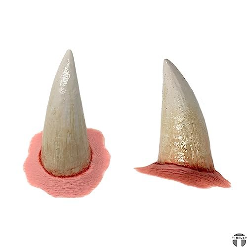 Tinsley Transfers Large Devil Horns by Black Label Latex – Professional Latex Horns for Halloween, Cosplay &amp; Fantasy Costumes – Realistic, Lightweight &amp; Reusable Costume Accessories