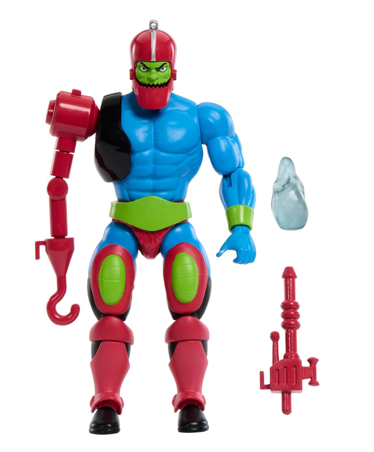 Masters of the Universe Origins Action Figure Trap Jaw Collectible, 5.5 Inch Motu Popular Villain Toy with 16 Posable Joints & Accessories