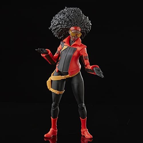 Marvel Legends Series Spider-Man Across The Spider-Verse Jessica Drew 6-inch Action Figure Toy, 2 Accessories