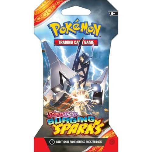 Pokemon TCG Surging Spark Booster Pack Lot (8 Packs) - 80 Cards