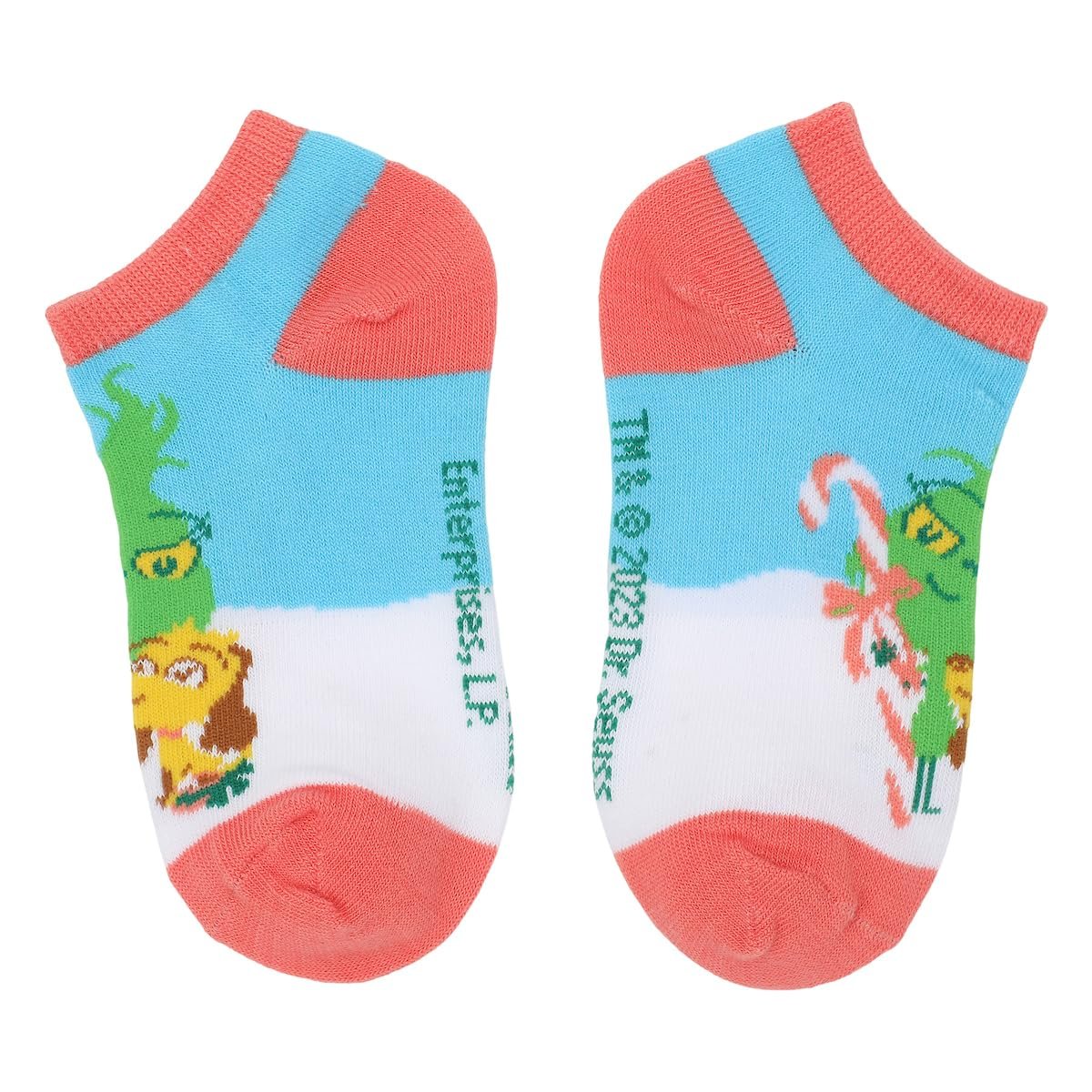 Bioworld Youth Grinch Ankle Socks 6-Pack