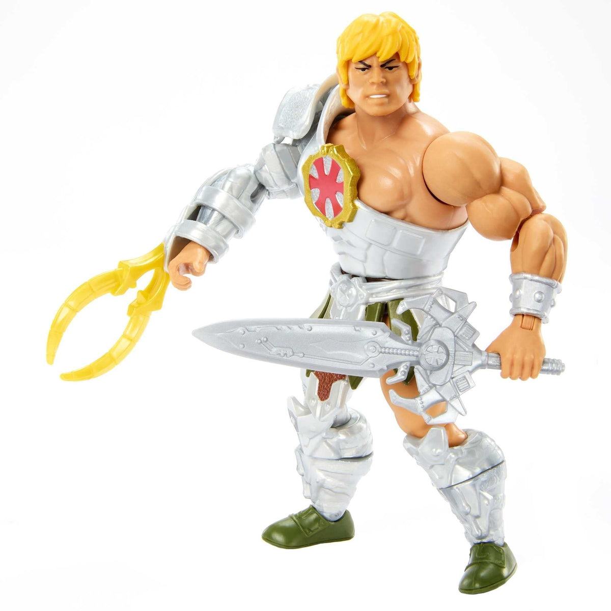 Masters of the Universe Origins Action Figure &amp; Accessory, Rise of Snake Men Armor He-Man &amp; Mini Comic Book, 5.5 inch