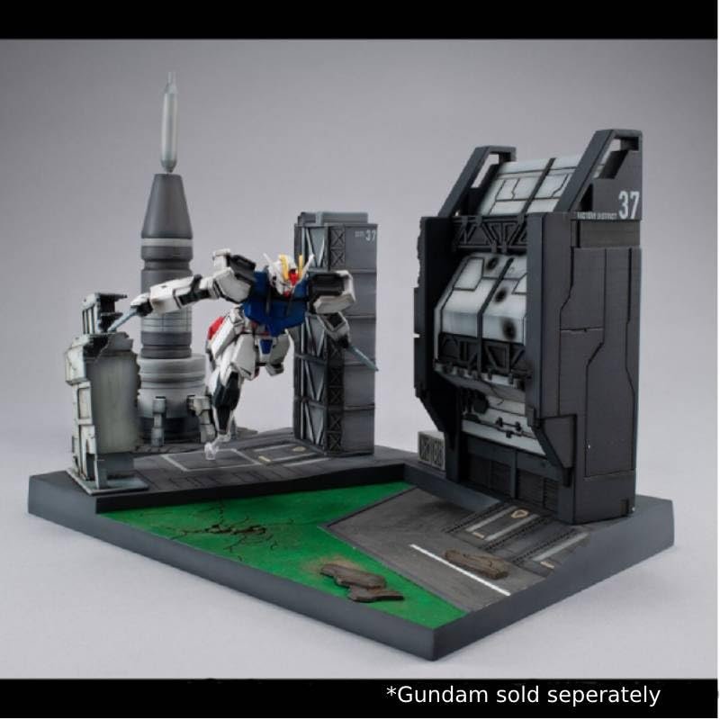Megahouse - Gundam Seed - G Structure (GS06) Heliopolis Battle Stage 1/144 HG Series, Realistic Model Series