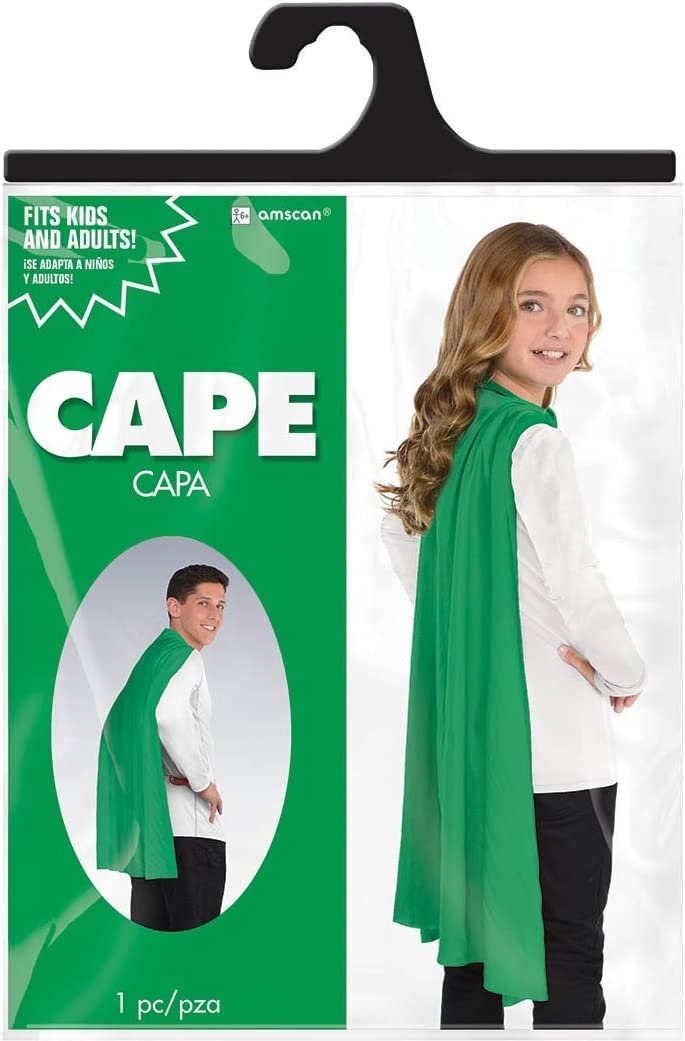 Yellow Cape Costume for Kids and Adults - One Size Fits Most (1 Count) - Great For Party Dress-Up - Superhero & Halloween Capes