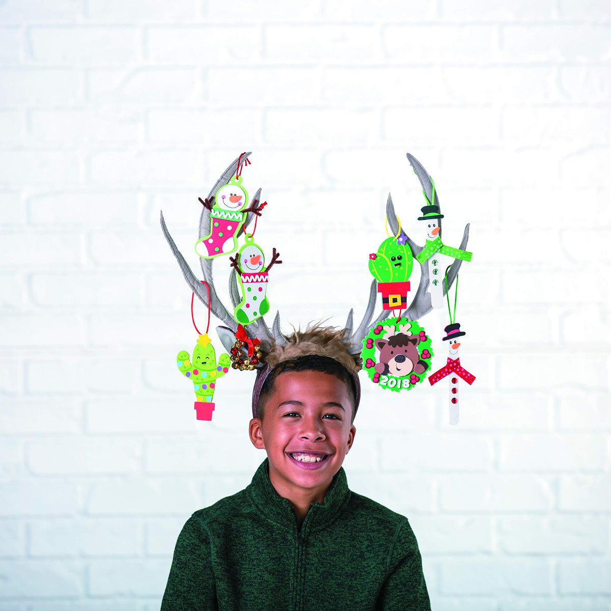 Jingle Bell Wreath Ornament Craft Kit - Crafts for Kids and Fun Home Activities
