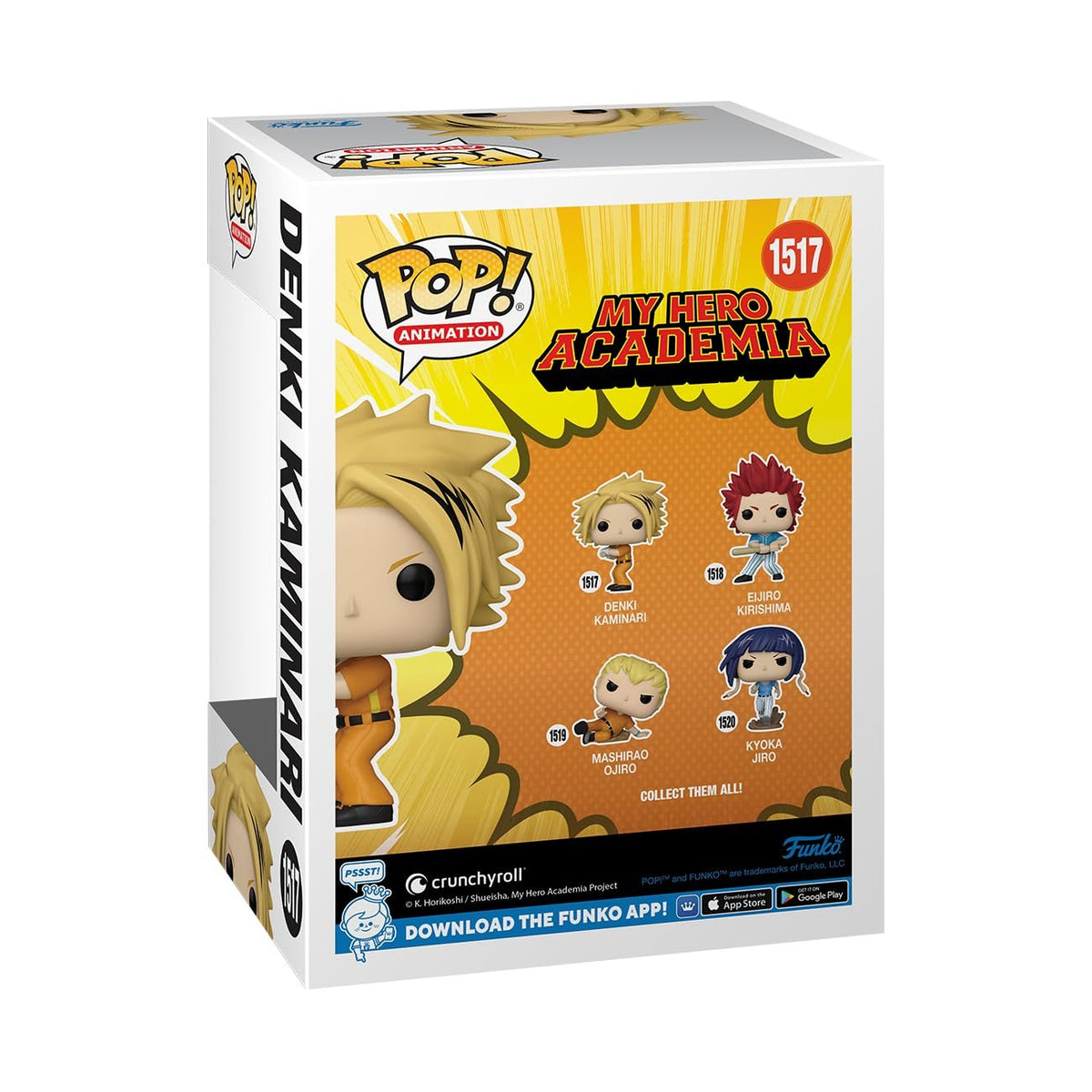 Funko POP! Animation: My Hero Academia (MHA) - Hero League Baseball - Denki Kaminari - Collectable Vinyl Figure - Gift Idea - Official Merchandise - for Kids & Adults - Anime Fans