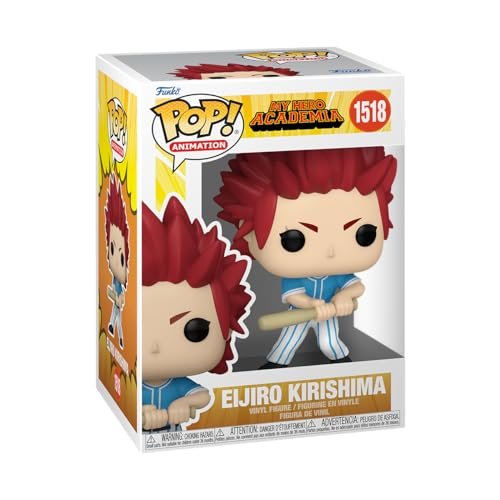 Funko POP! Animation: My Hero Academia (MHA) - Hero League Baseball - Eijiro Kirishima - Collectable Vinyl Figure - Gift Idea - Official Merchandise - for Kids & Adults - Anime Fans