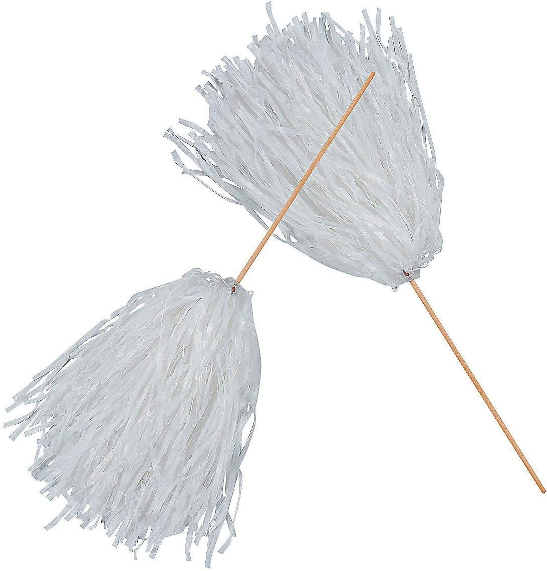 White Stadium Cheer Pom-Pom