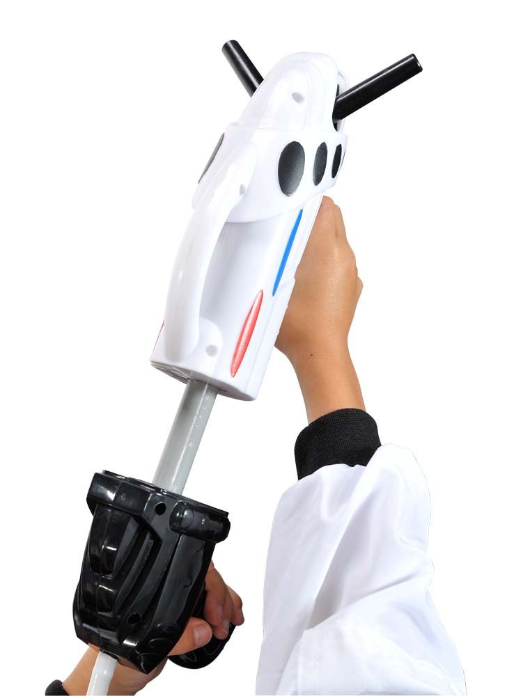 Aeromax Astronaut Space Pack Super Water Blaster with Fully Adjustable Straps for Comfort and Control., White/Black with Red and Blue Accents