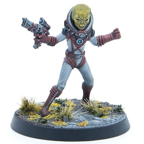 Modiphius Entertainment: Fallout: Miniatures - Zetans: Invaders from Beyond - 5 Resin Figures, Appalachia Wave, Unpainted & Unassembled, Licensed
