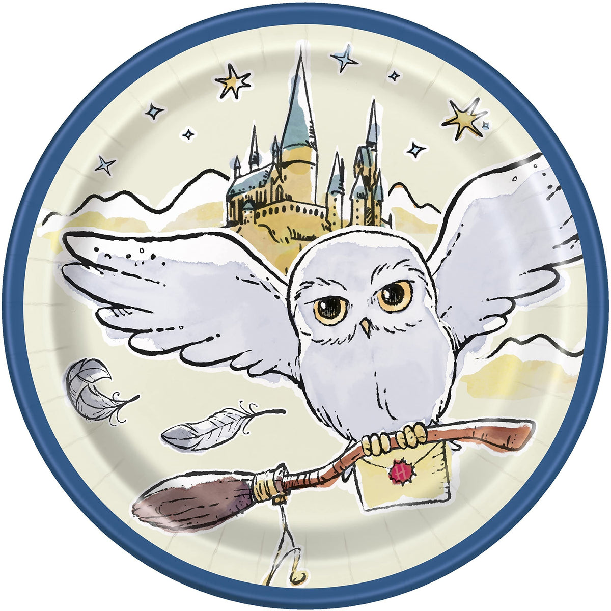 Unique Harry Potter Round Dessert Plates - 7"