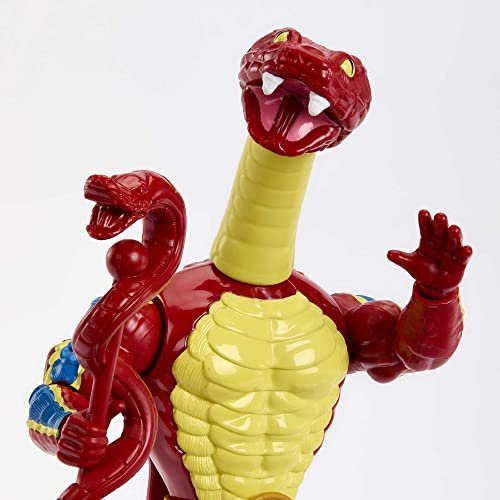 Masters of the Universe Origins Action Figure & Accessory, Rise of Snake Men Rattlor, Articulation & Mini Comic Book, 5.5 inch