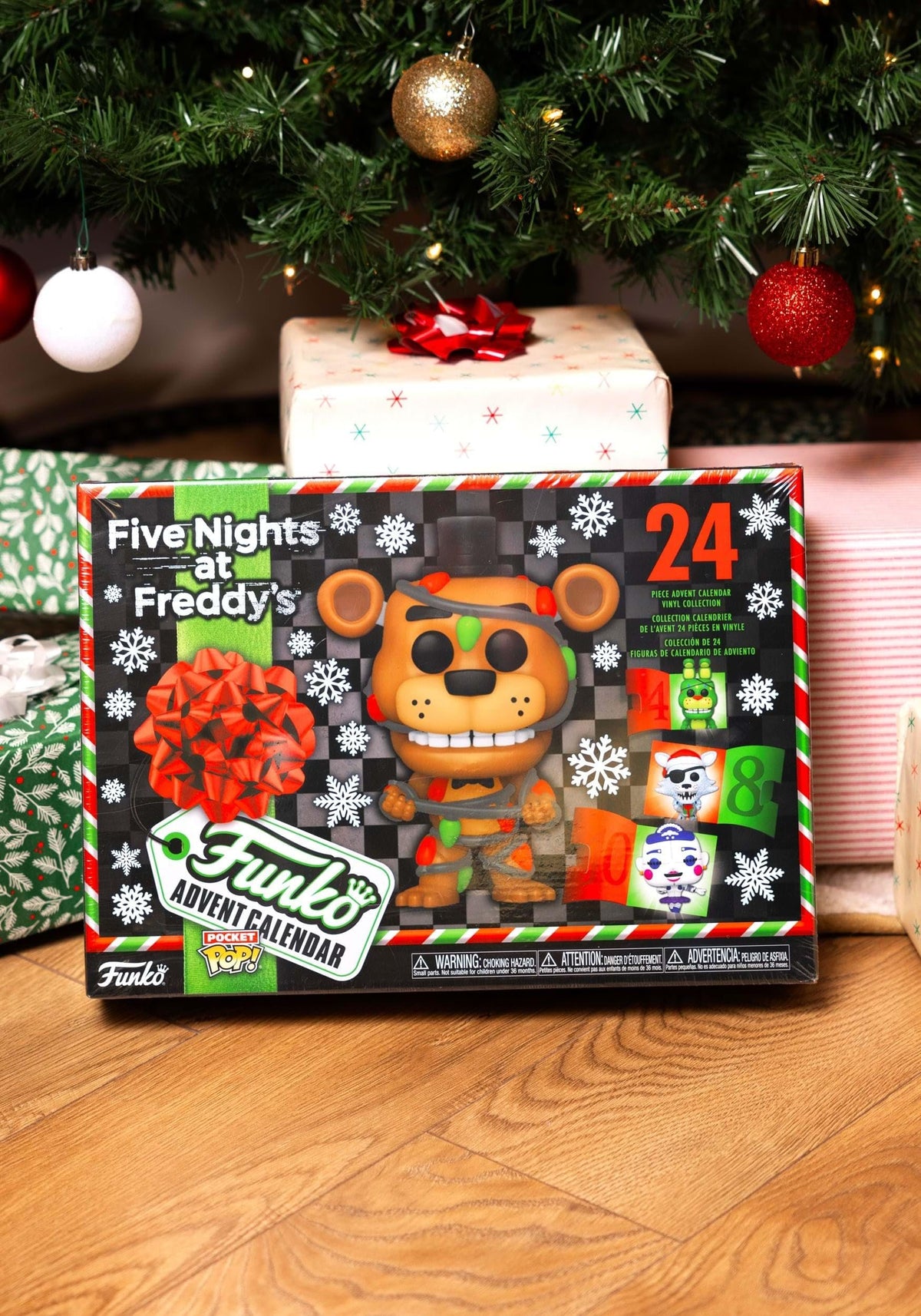 Funko Pop! Advent Calendar: Five Night At Freddy's (FNAF) - 24 Days of Surprises - Collectible Vinyl Mini Figures - Mystery Box - Gift Idea - Holiday Present for Kids - Christmas Countdown
