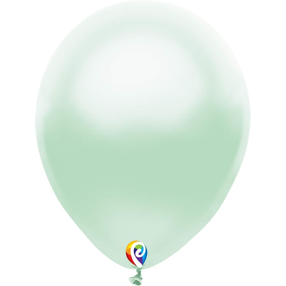 Funsational 12" Pearl Mint Green Latex Party Balloons