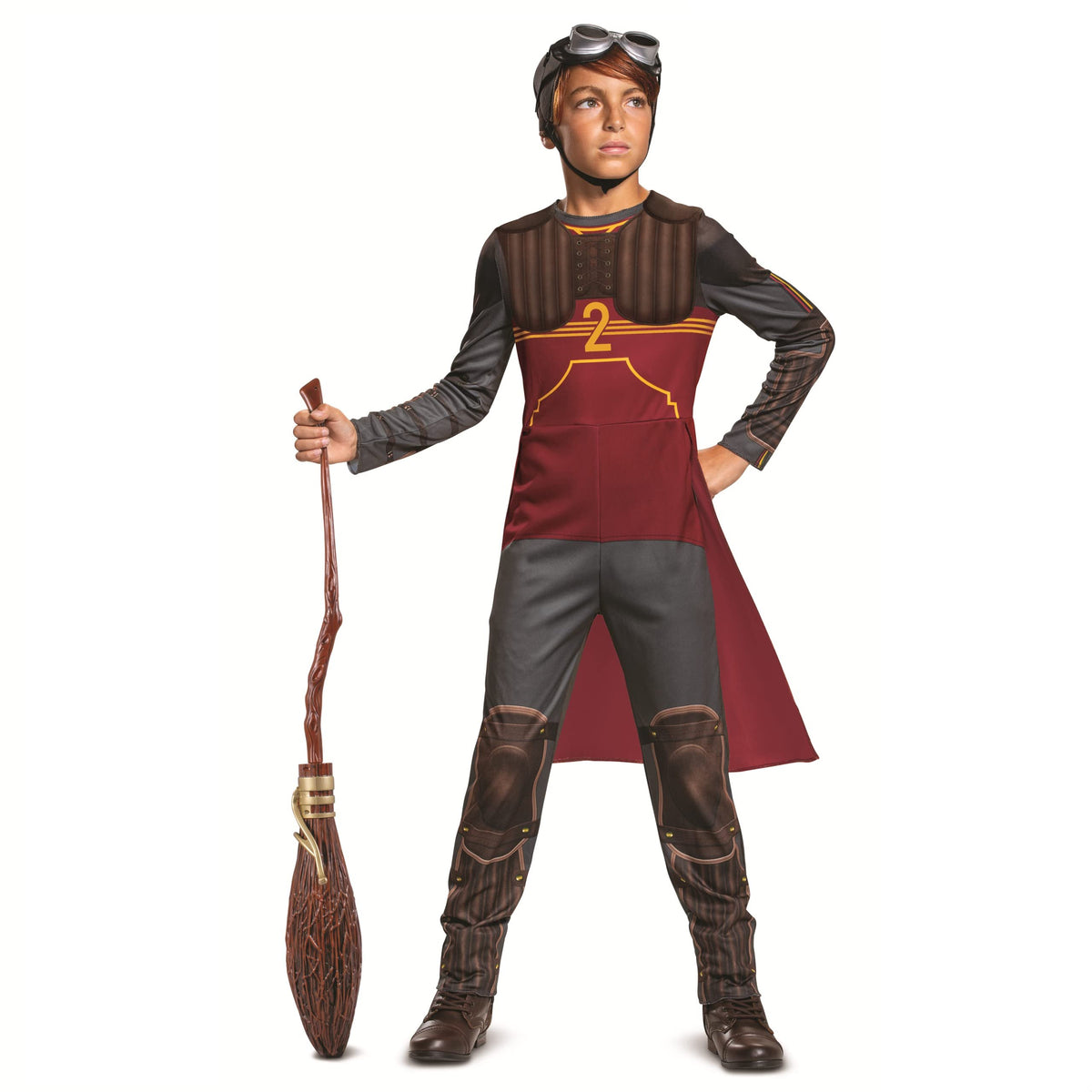 Disguise unisex child Harry Potter Nimbus 2000 Quidditch Broomstick Life Size Costume Accessory, Brown, 36 Inch Length US