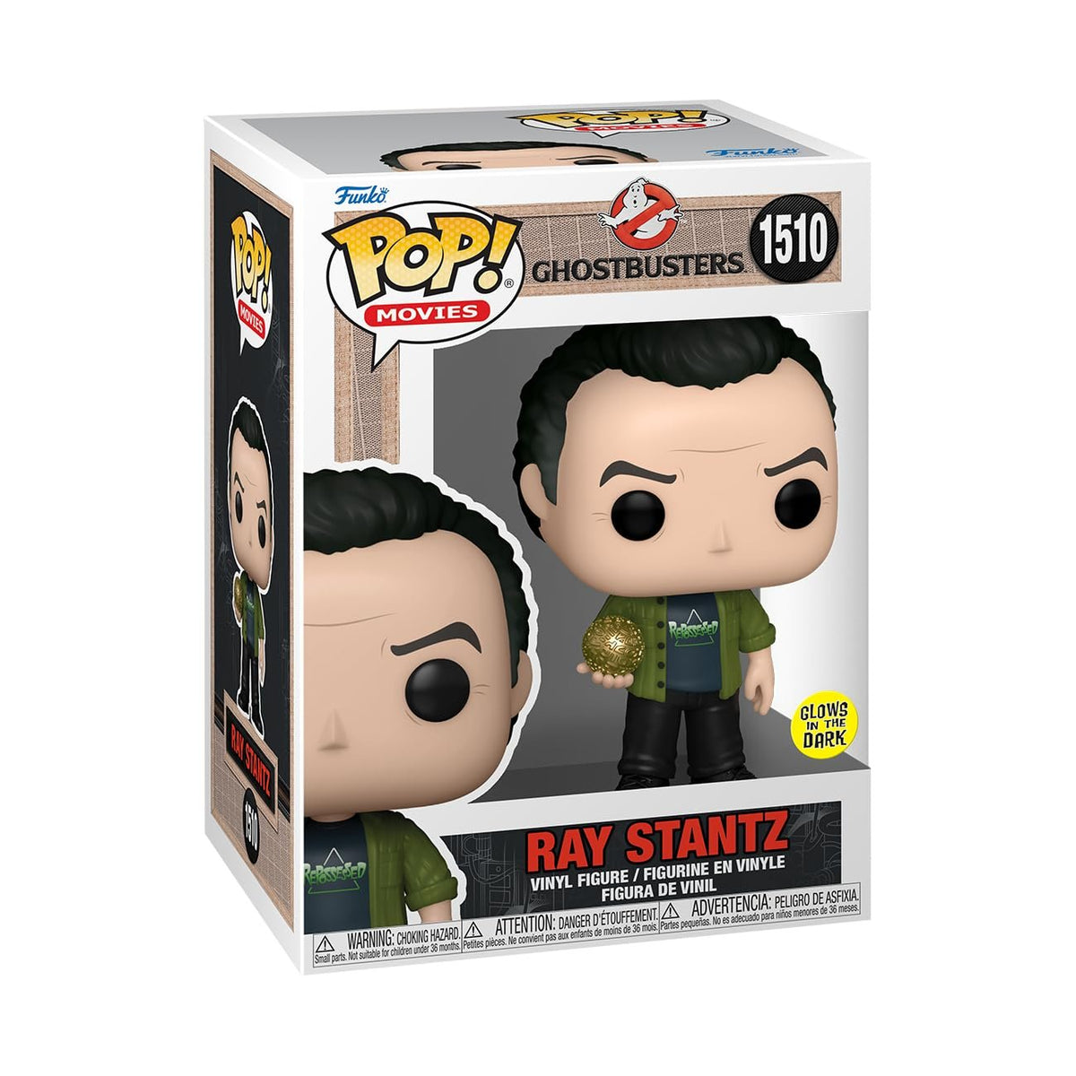 Funko POP! Movies: Ghostbusters: Frozen Empire - Ray Stantz - Glow in The Dark - Collectable Vinyl Figure - Gift Idea - Official Merchandise - for Kids & Adults - Horror Fans
