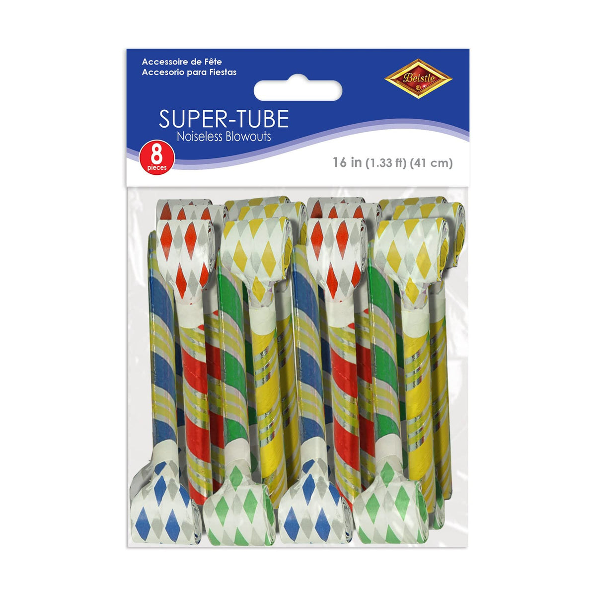 Super-Tube Noiseless Blowouts 16 Inches Assorted Color