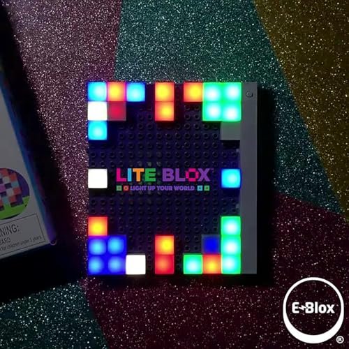 E-Blox Lite Blox STEM Builder Kit, Colorful LED Lights