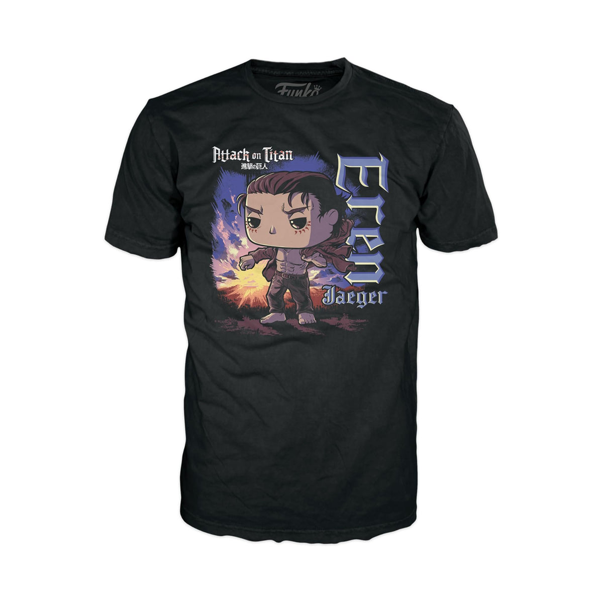 Funko Pop! & Tee: Attack on Titan - Eren with Marks - S