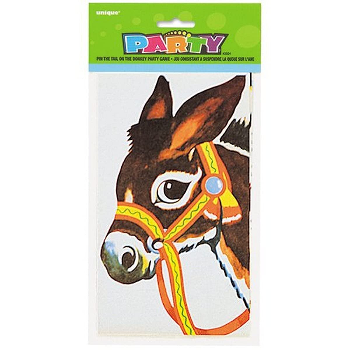 Ultimate Pin the Tail on the Donkey Party Game - Vibrant Colors, Durable Material & Fun Design - Essential Classic Party Activity for All Ages