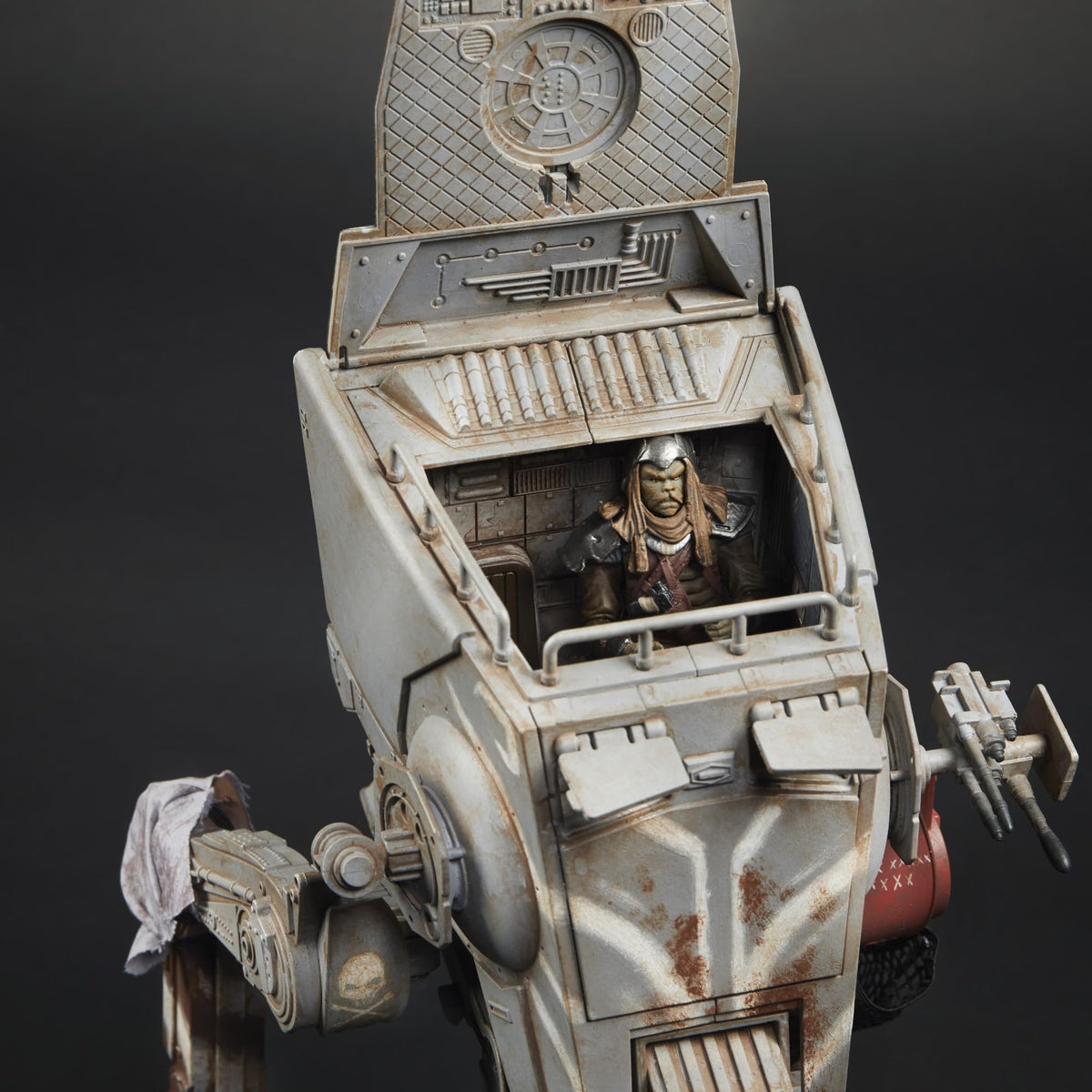 STAR WARS The Vintage Collection The Mandalorian at-ST Raider Toy Vehicle with Figure, Toys for Kids Ages 4 and Up