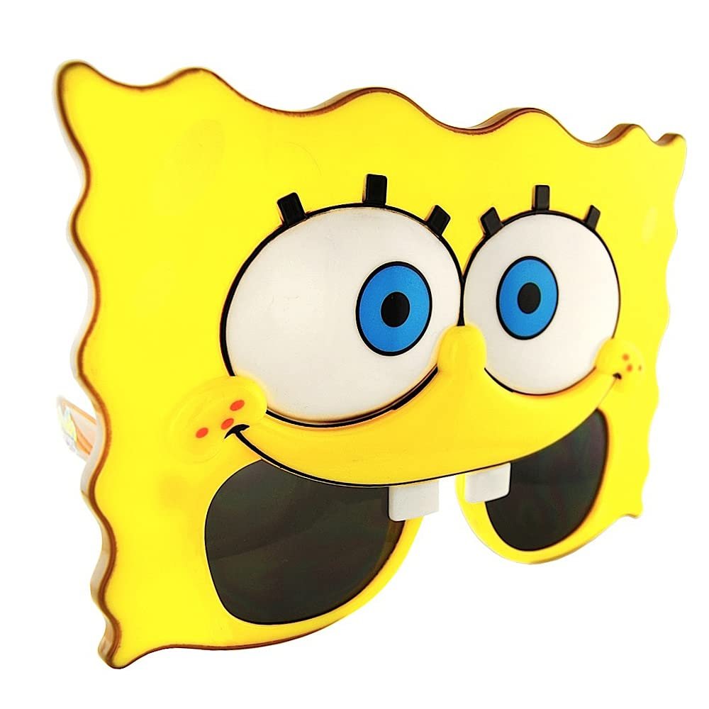 Sun-Staches Official Spongebob Glasses | Costume Accessory with UV400 | One Size Fits Most