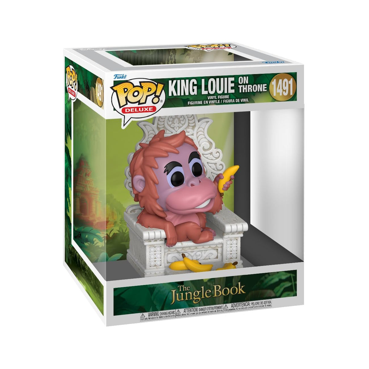 Funko POP! Deluxe: The Jungle Book – King Louie on Throne - Collectable Vinyl Figure - Gift Idea - Official Merchandise - for Kids & Adults - Movies Fans - Model Figure for Collectors and Display