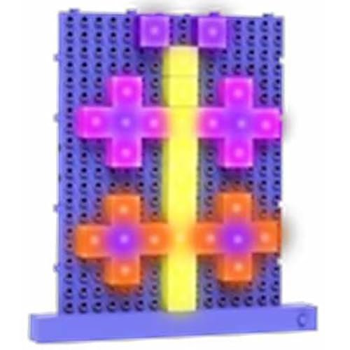 E-Blox Lite Blox STEM Builder Kit, Colorful LED Lights