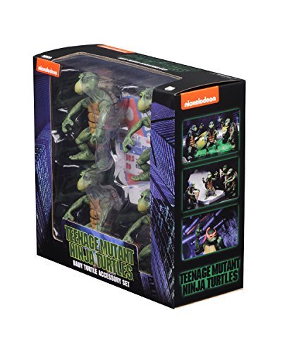 NECA - Teenage Mutant Ninja Turtles (1990 Movie) - 1/4 Scale Action Figures - Baby Turtles Set