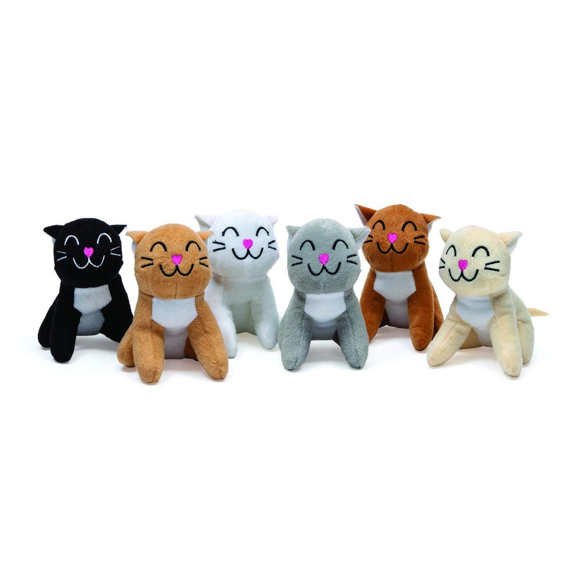 Fun Express Realistic Plush Cats (1 dozen)-Toys-Party Favors