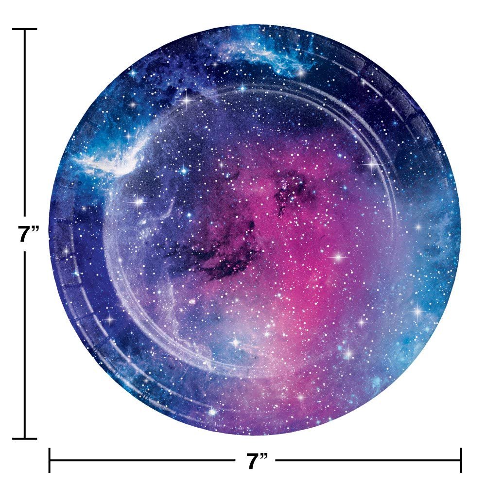 Creative Converting Galaxy Party Dessert Plates, 24 ct