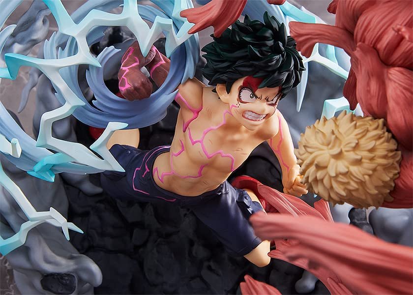 Tomytec My Hero Academia: Izuku Midoriya vs. Muscular Super Situation Figure