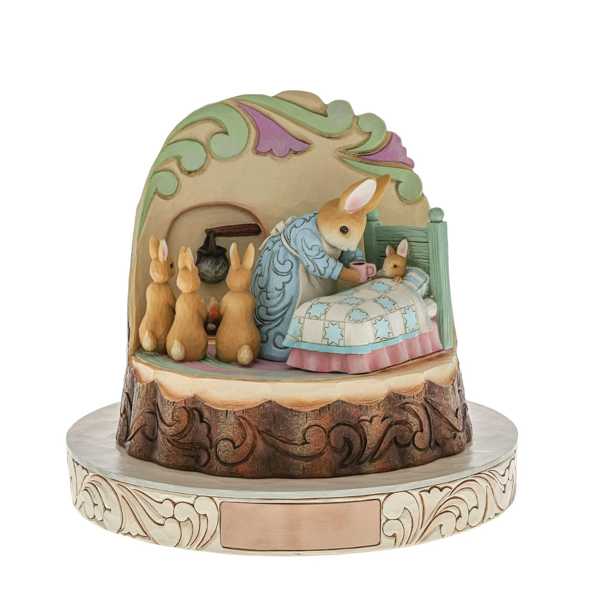 Enesco Beatrix Potter by Jim Shore Mrs Rabbit with Bunnies, Figurine, 6.69 Inch, Multicolor