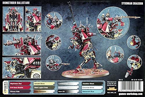 Games Workshop 99120116017" Adeptus Mechanicus Ironstrider Figure, Black for ages 12 years to 99 years