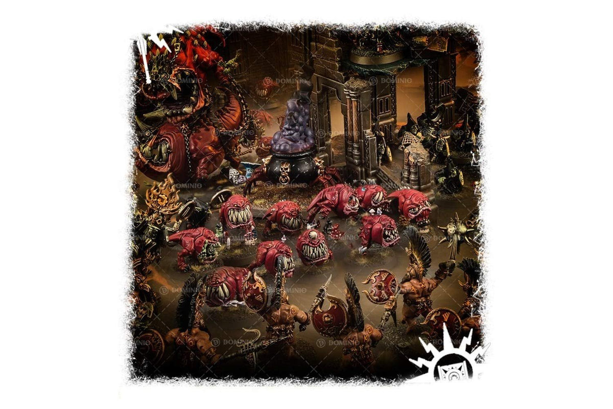 Warhammer Age of Sigmar Games Workshop Gloomspite Gitz: Squig Herd, Black
