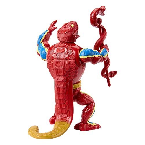Masters of the Universe Origins Action Figure & Accessory, Rise of Snake Men Rattlor, Articulation & Mini Comic Book, 5.5 inch