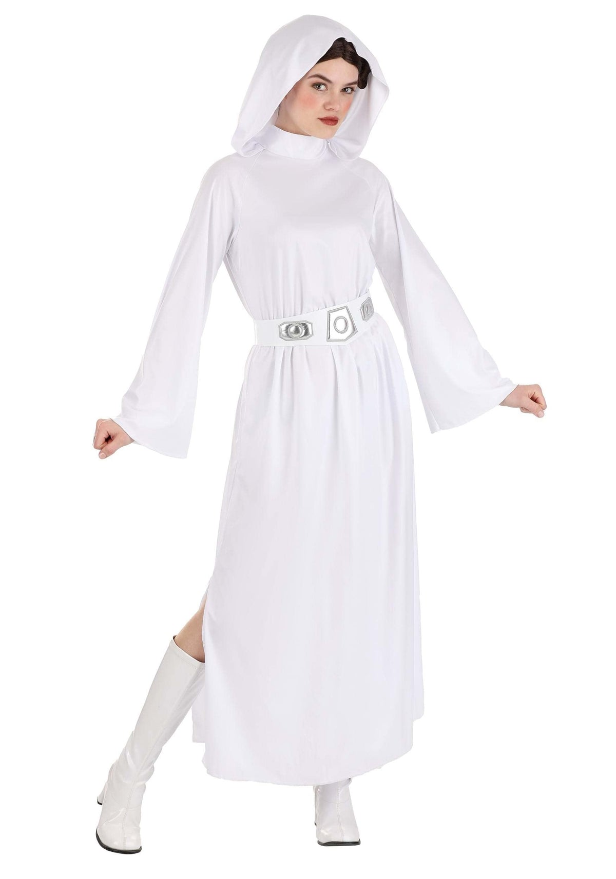 Star Wars Adult Princess Leia Hooded Costume, Womens Halloween Costume - Officially Licensed