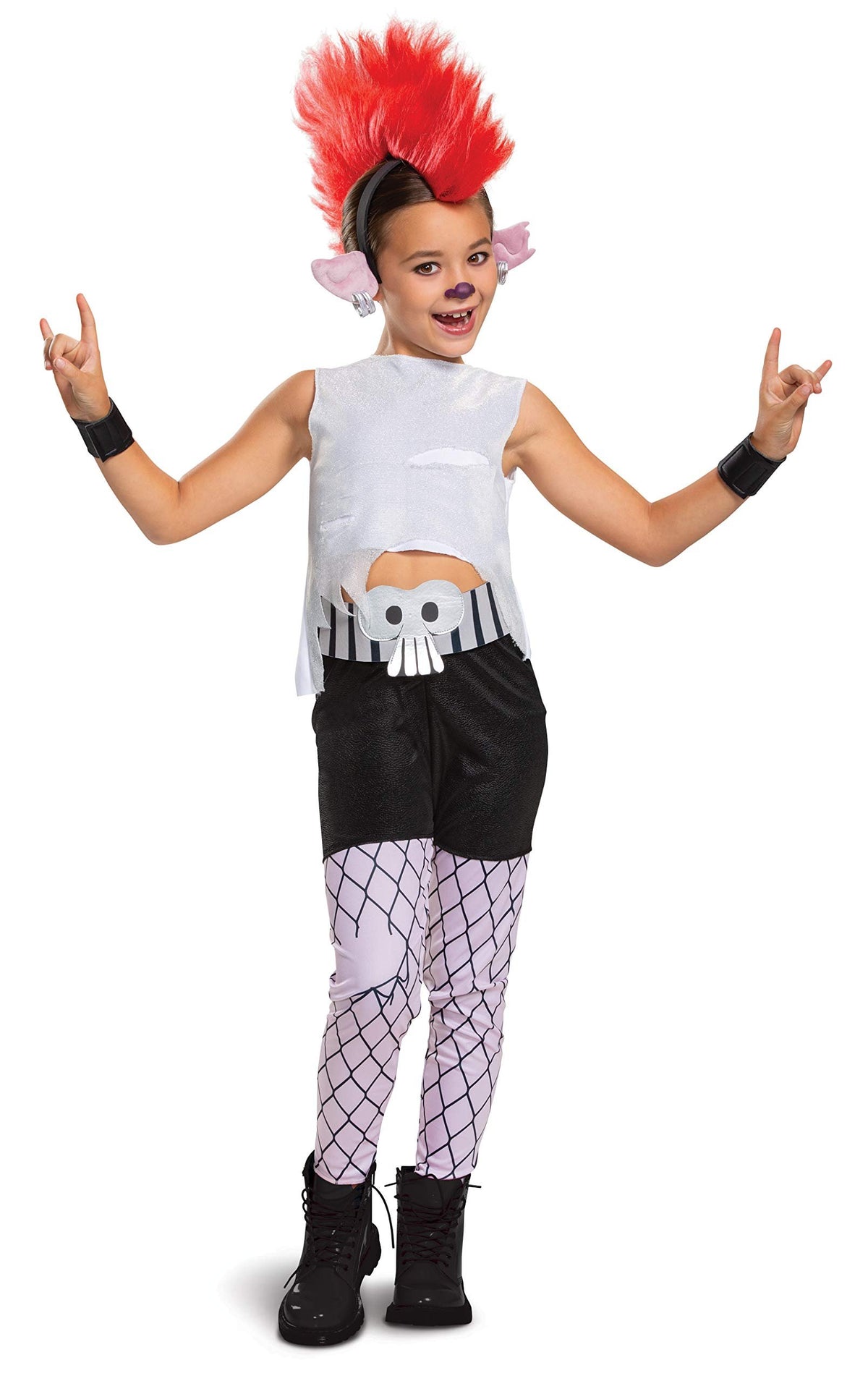 Disguise Girl&#39;s Trolls World Tour Deluxe Barb Costume
