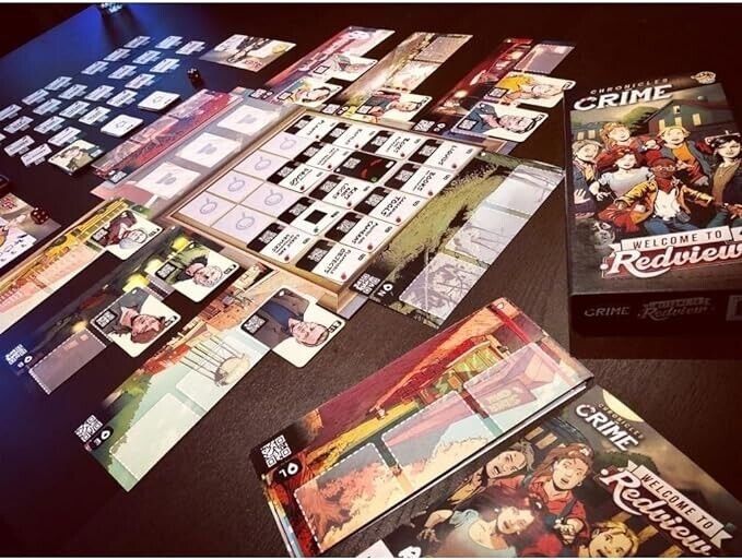 Chronicles of Crime Welcome to Redview Board Game EXPANSION | Mystery Game