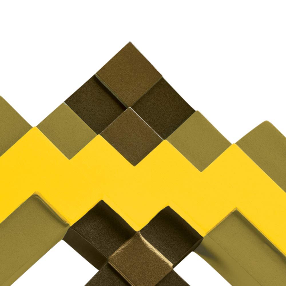 Gold Disguise Minecraft Costume Accessory,