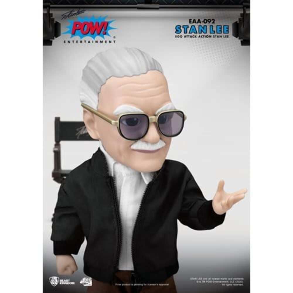 Beast Kingdom Stan Lee EAA-092 Egg Action Action Figure, Multicolor