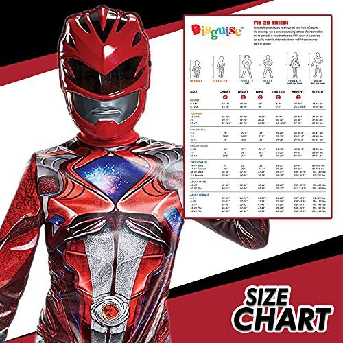 Large Disguise Red Power Ranger Costume