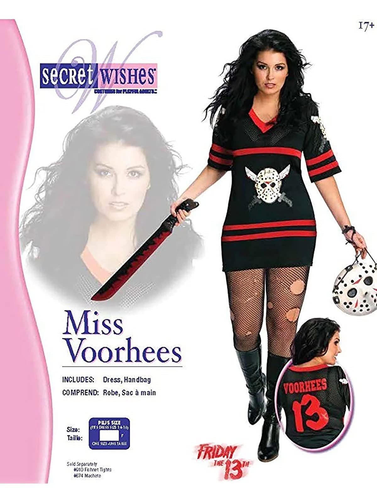 Friday The 13th - Sexy Miss Voorhees Adult Plus Costume